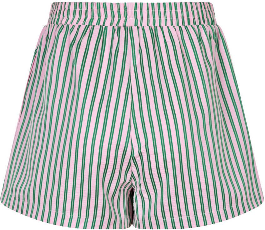 Ydence straight high waist casual short groen - Foto 2