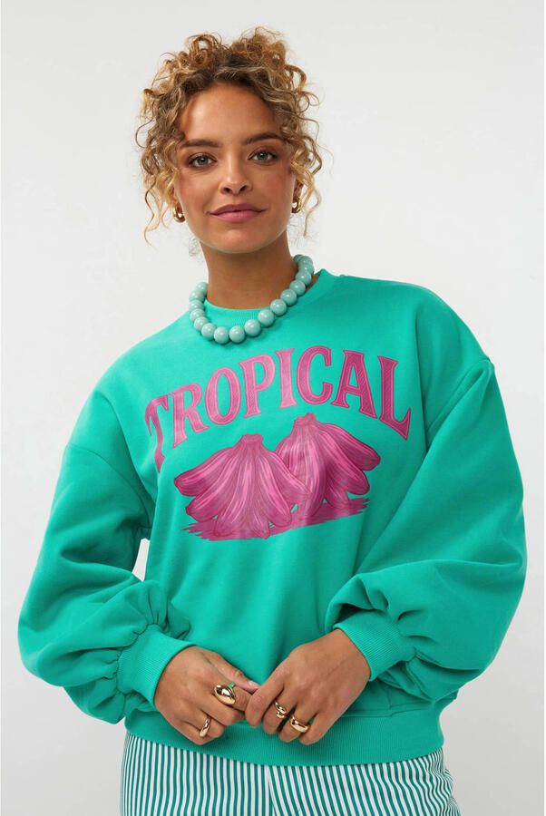 Ydence sweater groen