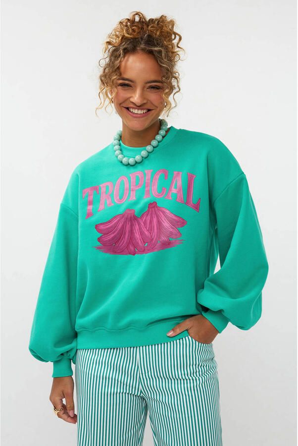 Ydence sweater groen - Foto 2