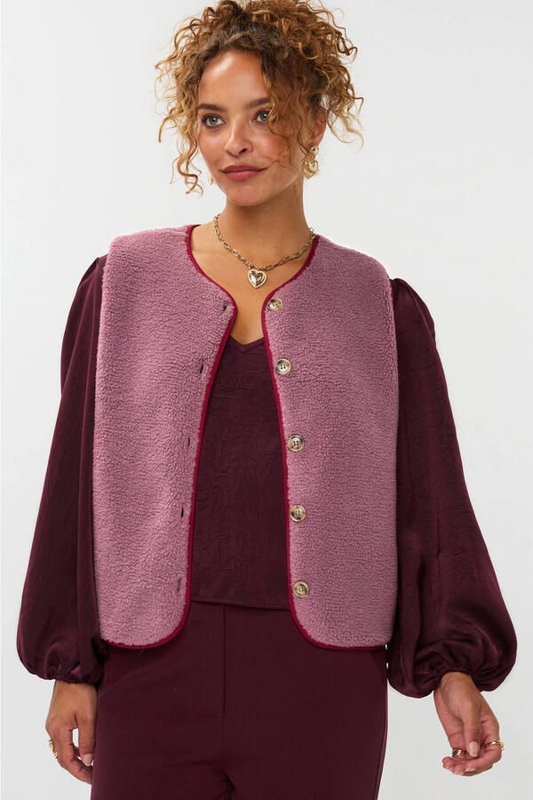 YDENCE Dames Blazers Gilet Puck Paars - Foto 7