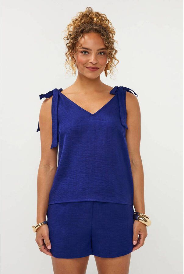 Ydence top blauw