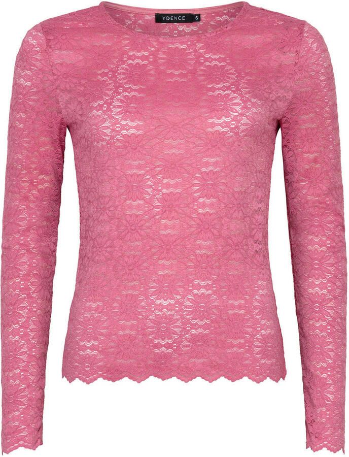 YDENCE Dames Tops & T-shirts Top Loiza Roze - Foto 5