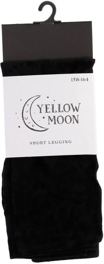 Yellow Moon cycling short zwart Korte broek Meisjes Katoen Effen 110-116