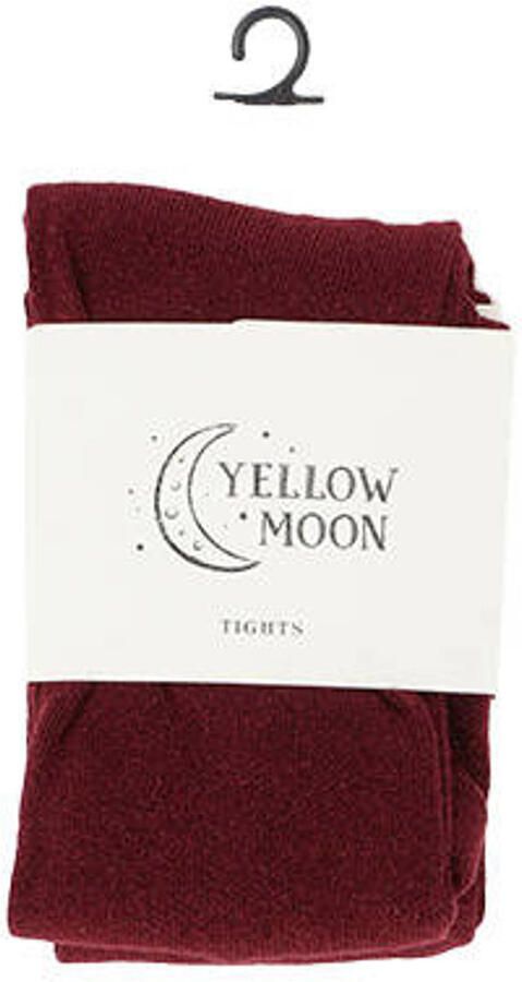 Yellow Moon katoenen maillot met glitters donkerrood - Foto 3