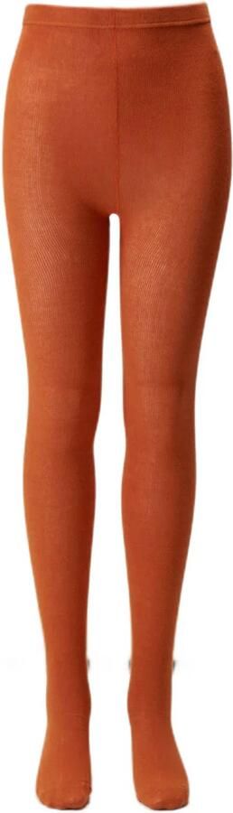 Yellow Moon maillot brique Oranje Meisjes Katoen Effen 110-116