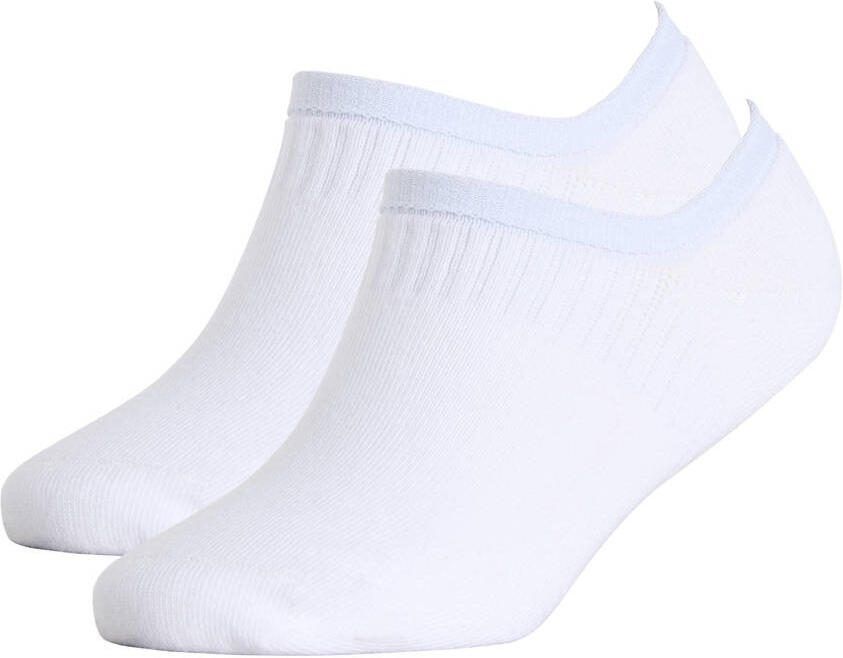 Yellow Moon sneakersokken wit (set van 4)