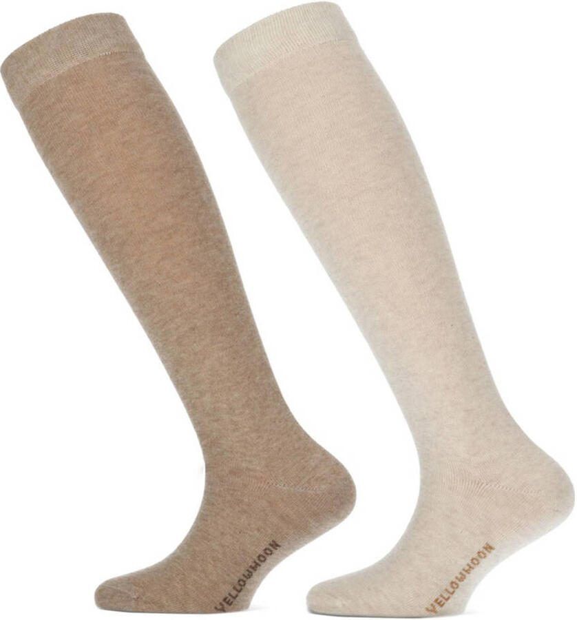 Yellow Moon kniekousen beige (set van 2)