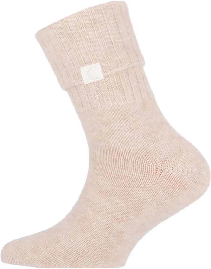 Yellow Moon wollen sokken beige