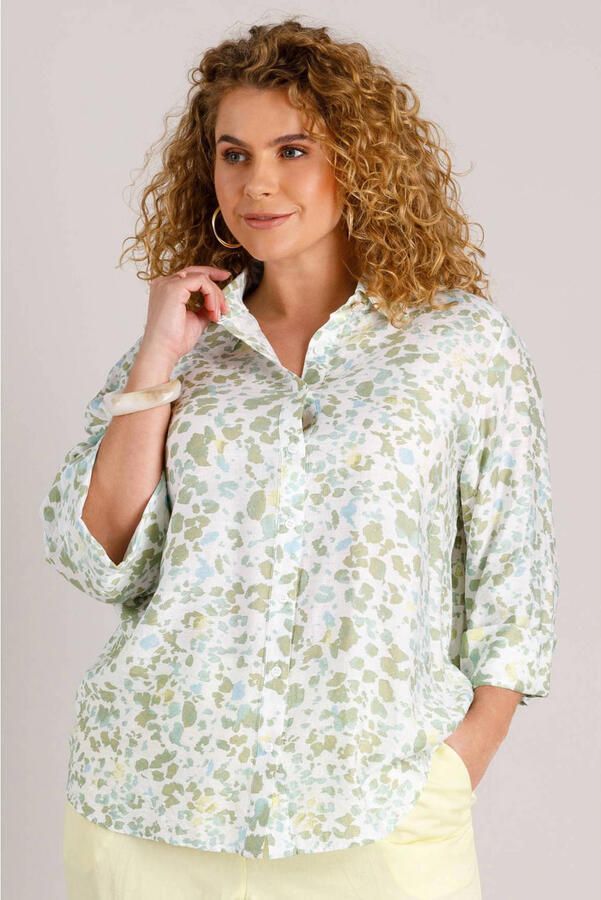 Yest Curve blouse groen