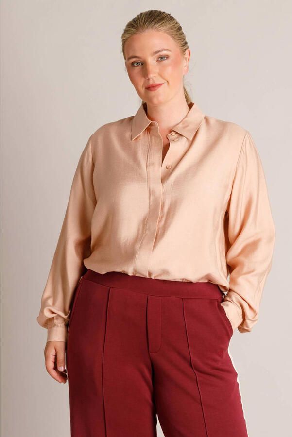 Yest Curve blouse Plus Size oudroze