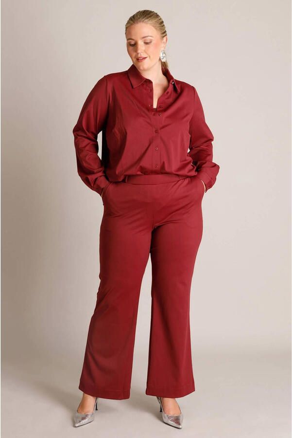 Yest Curve blouse Plus Size rood - Foto 3