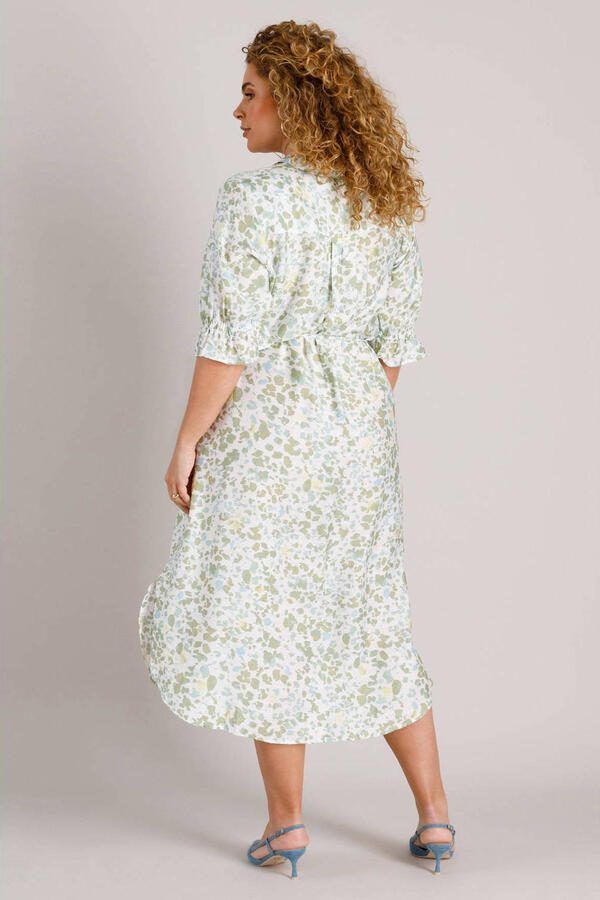 Yest Curve blousejurk ecru - Foto 2