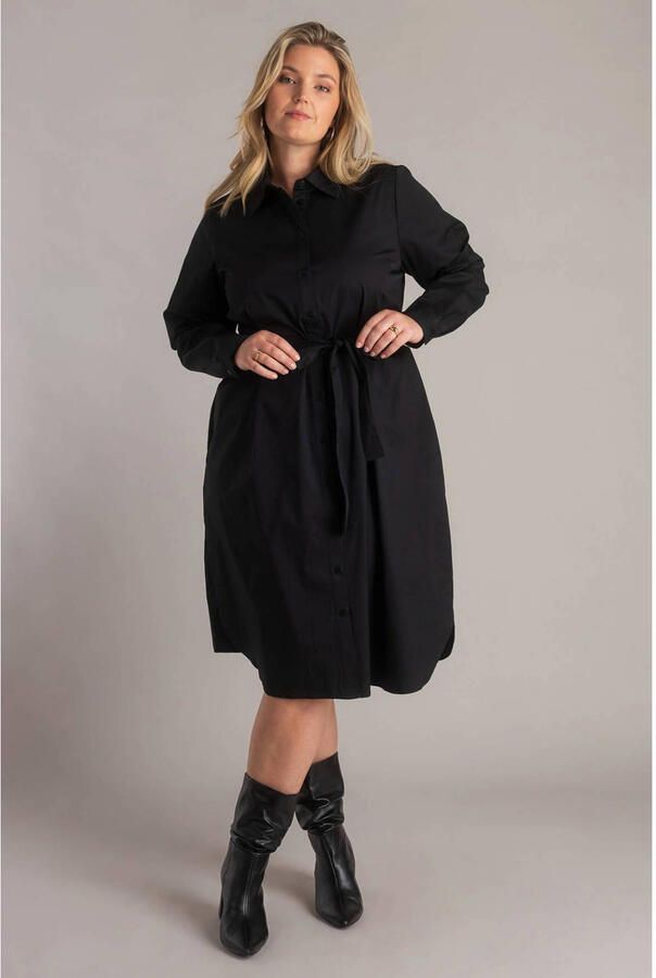 Yest Curve blousejurk zwart