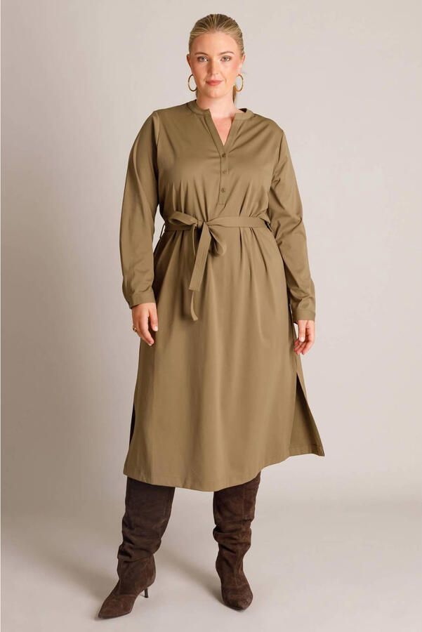 Yest Curve coljurk Plus Size olijfgroen - Foto 2