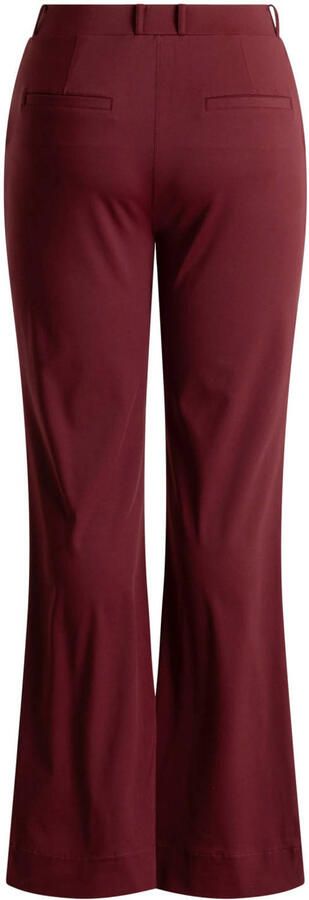 Yest Curve flared broek Plus Size rood - Foto 3