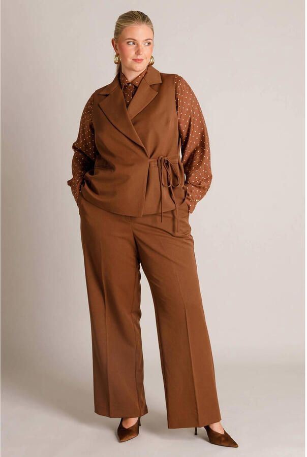 Yest Curve gilet Plus Size bruin - Foto 2