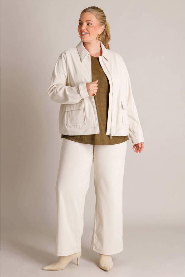 Yest Curve jas Plus Size beige - Foto 3
