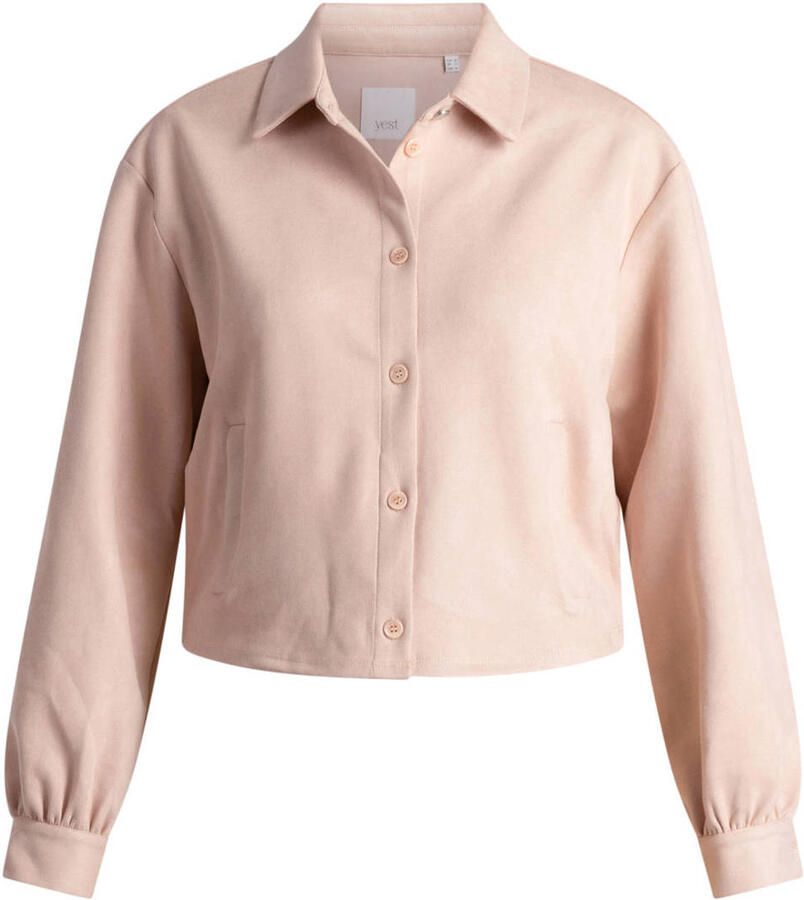 Yest Curve jas Plus Size beige