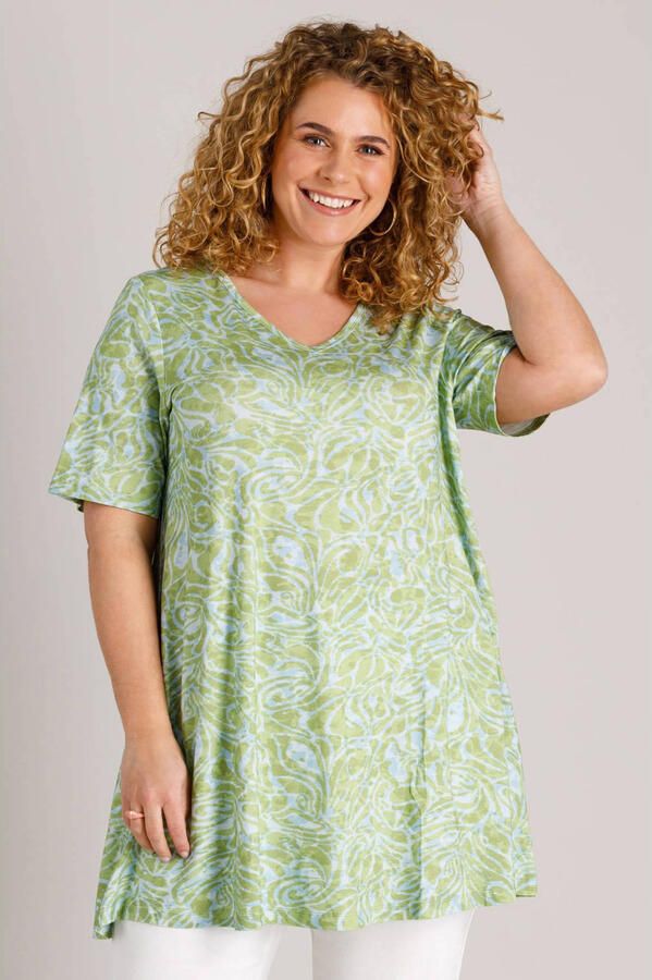 Yest Curve jersey tuniek lichtgroen