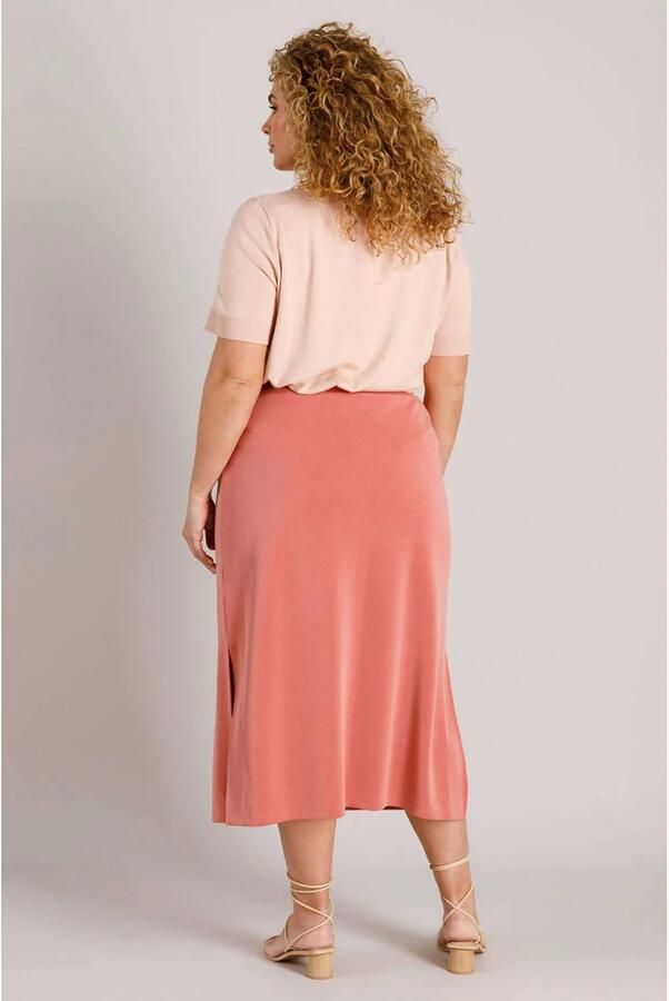 Yest Curve midi rok terra - Foto 2