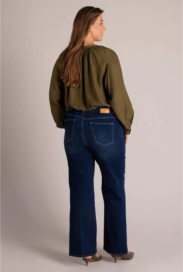 Yest Curve Plus Size blouse olijfgroen - Foto 2