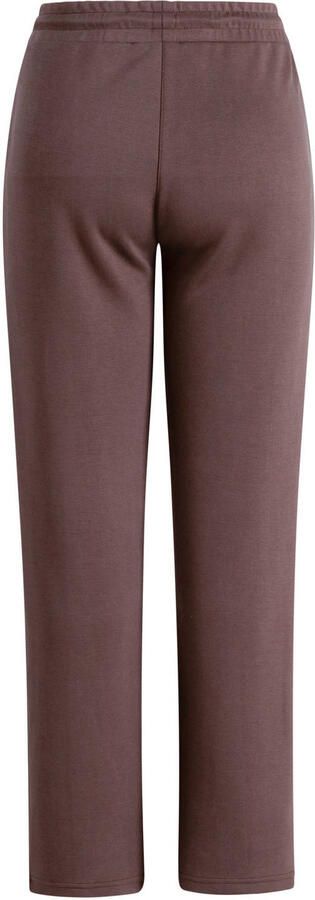 Yest Curve Plus Size straight leg casual broek bruin