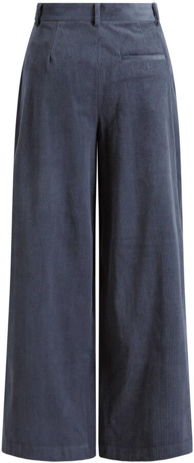 Yest Curve Plus Size wide leg broek met corduroy details grijs - Foto 2