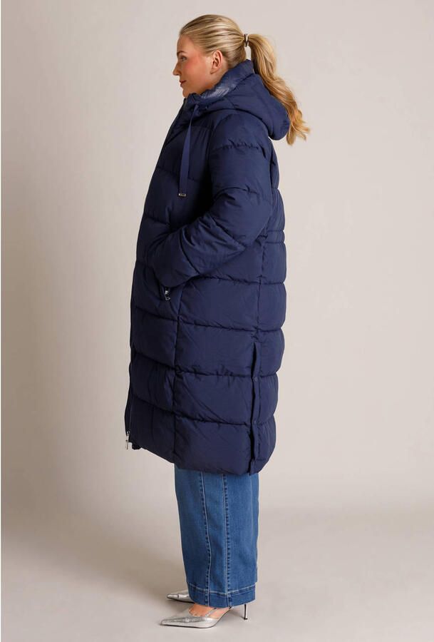 Yest Curve Plus Size winterjas donkerblauw - Foto 2