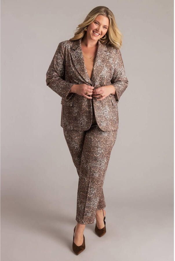 Yest Curve regular blazer bruin - Foto 2