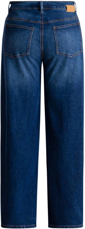 Yest Curve regular waist barrel jeans Plus Size donkerblauw - Foto 2