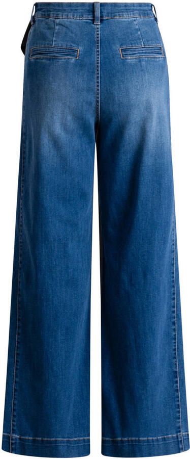 Yest Curve regular waist wide leg jeans Plus Size medium blauw - Foto 3