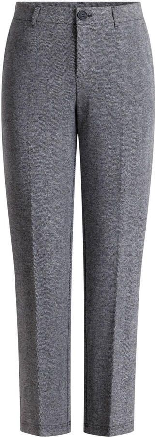 Yest Curve slim fit broek Plus Size grijs