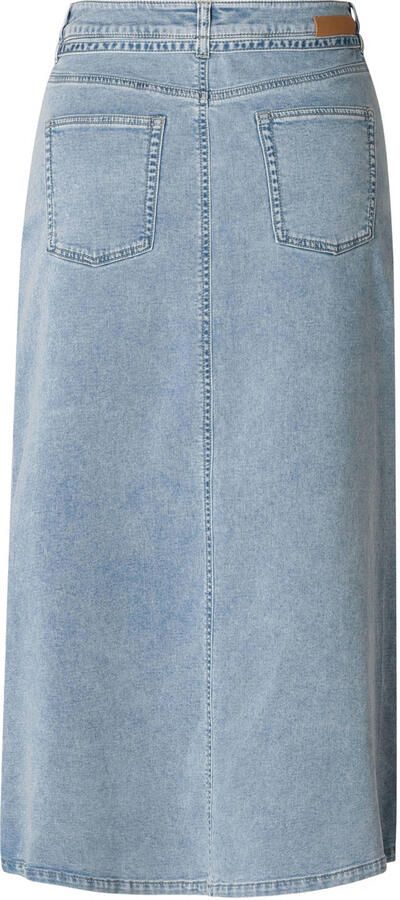 Yest Curve spijkerrok medium blue denim - Foto 3