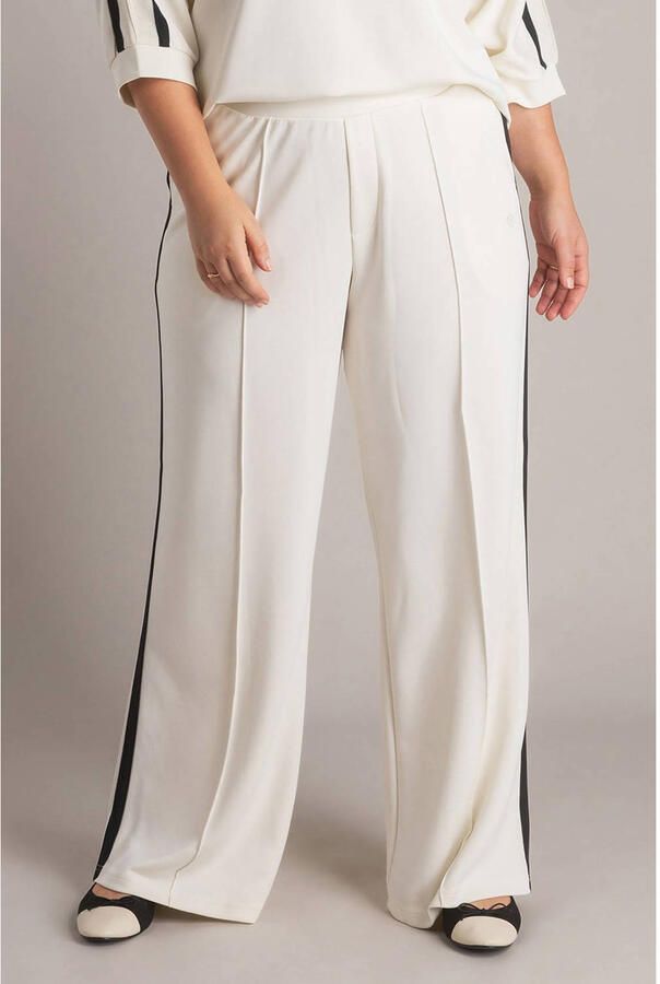 Yest Curve straight regular waist broek wit