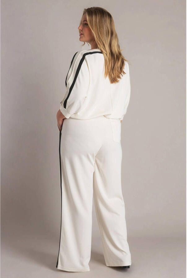 Yest Curve straight regular waist broek wit - Foto 2