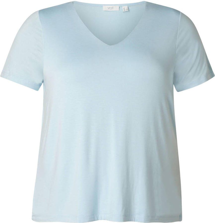 Yest Curve T-shirt lichtblauw - Foto 2