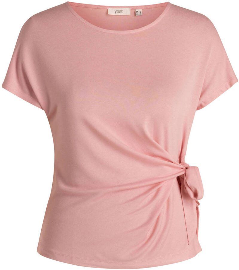 Yest Curve T-shirt lichtroze - Foto 2