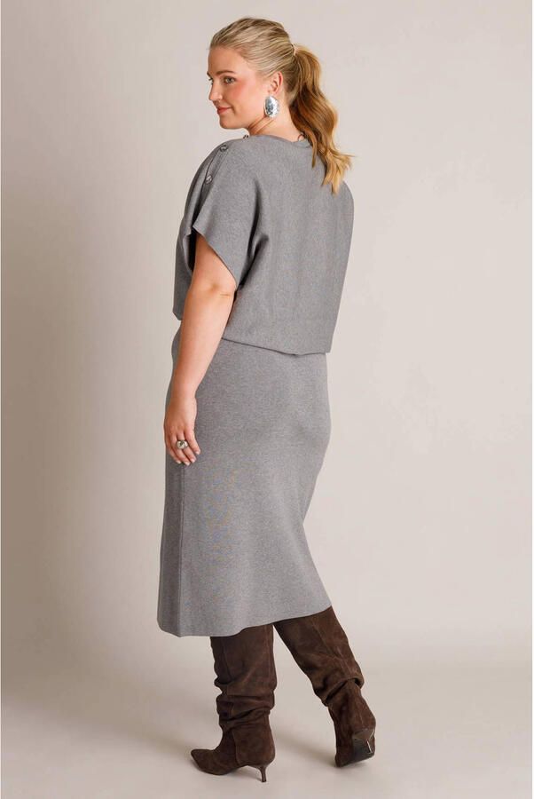 Yest Curve top Plus Size grijs - Foto 2