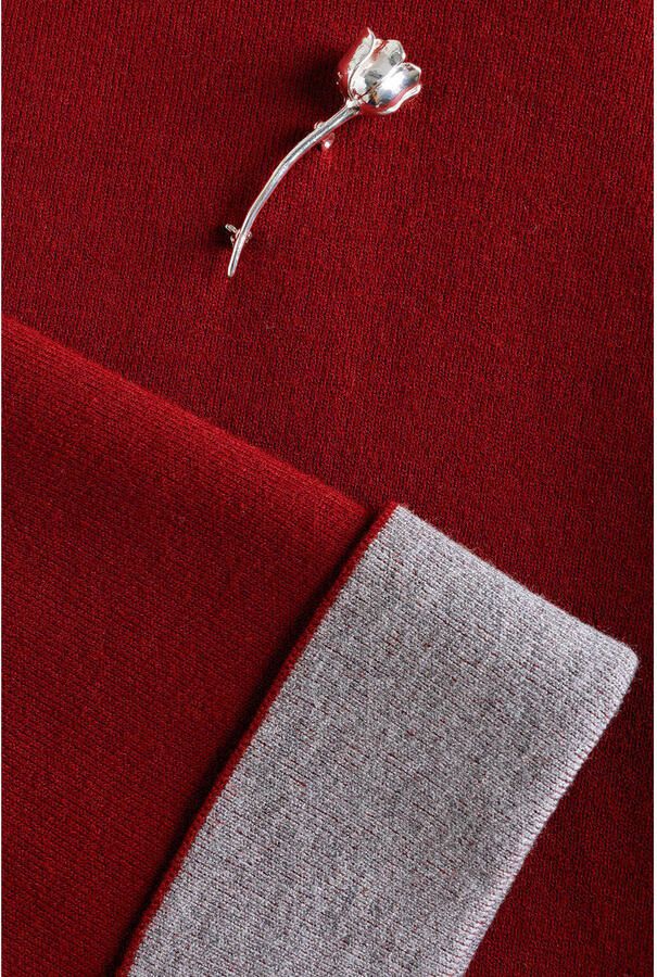 Yest Curve trui Plus Size rood - Foto 2
