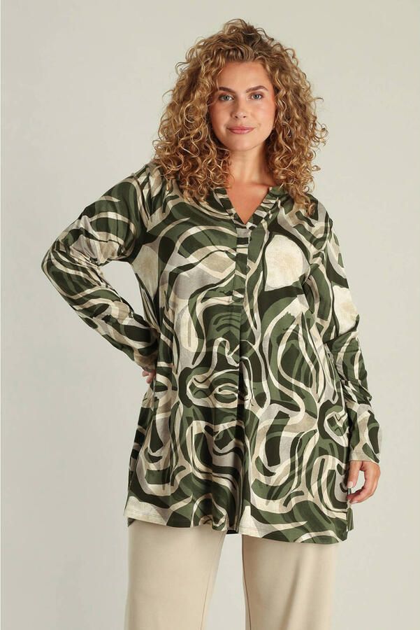 Allude Gestreepte trui Wit - Foto 3