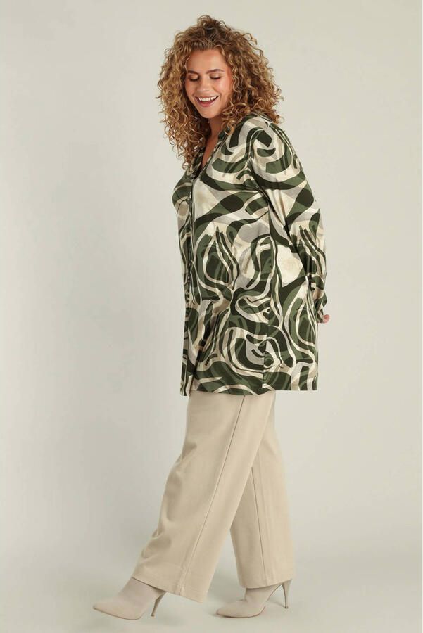 Allude Gestreepte trui Wit