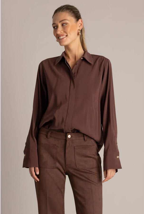 Yest blouse bruin