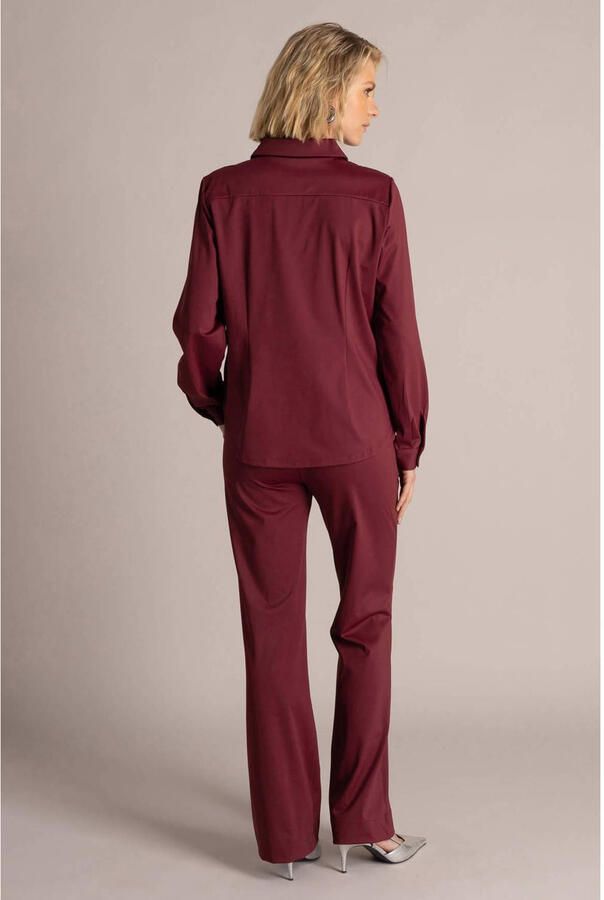 Yest blouse donkerrood - Foto 2