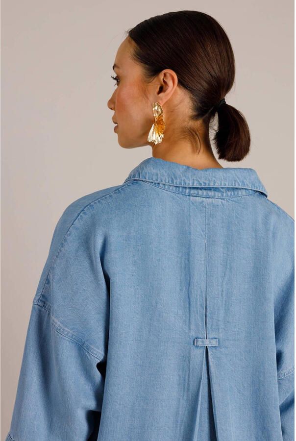 Yest blouse light blue denim - Foto 2