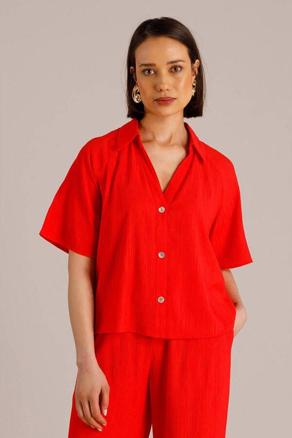 Yest blouse rood