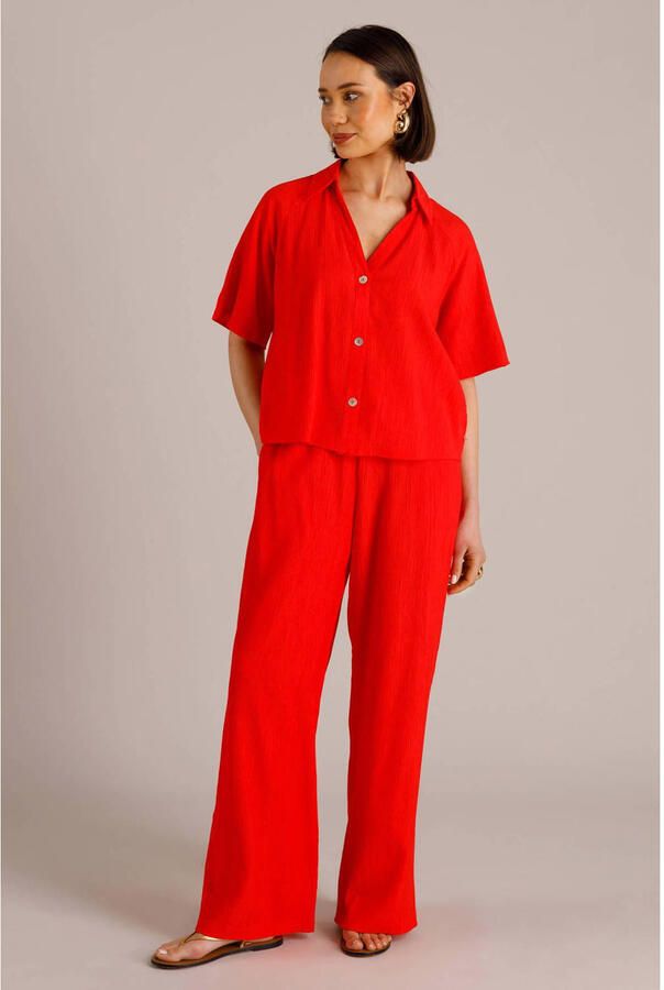 Yest blouse rood - Foto 2