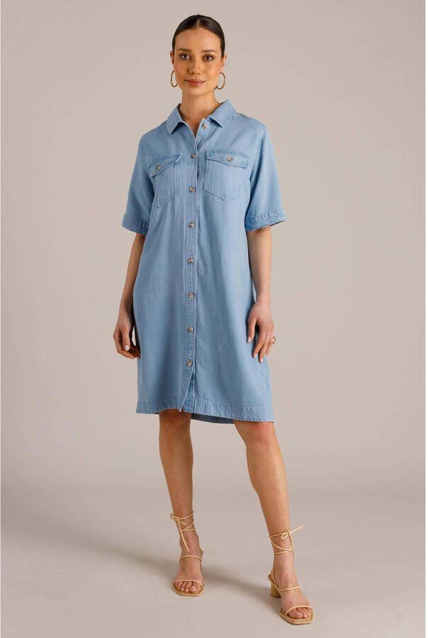 Yest blousejurk light blue denim