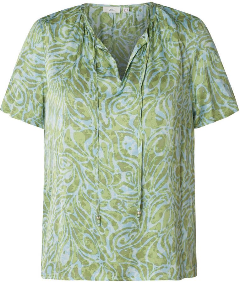 Yest blousetop groen - Foto 2