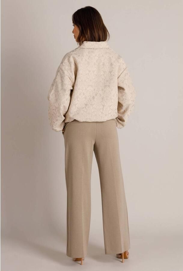 Yest bomberjack met print beige - Foto 2