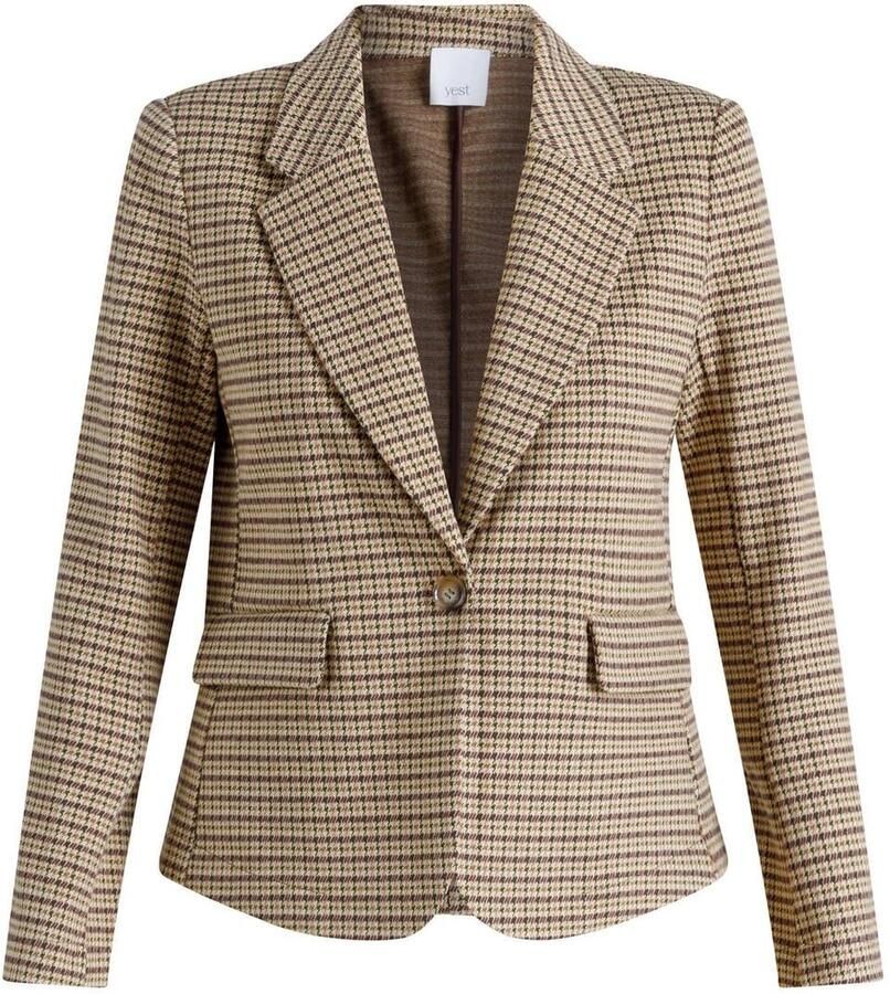 Yest geruite blazer bruin - Foto 2
